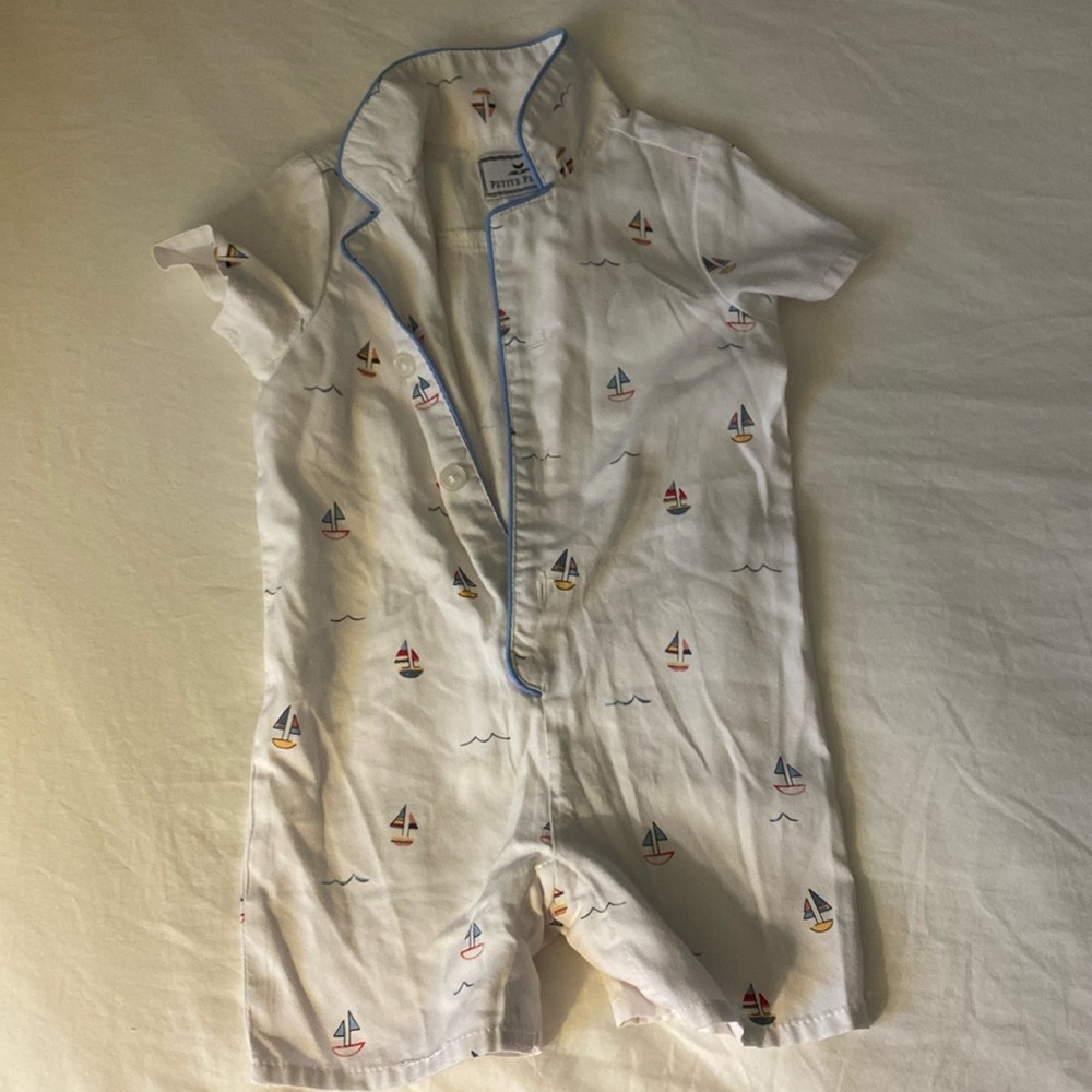Petite Plume Baby Romper; Excellent Condition